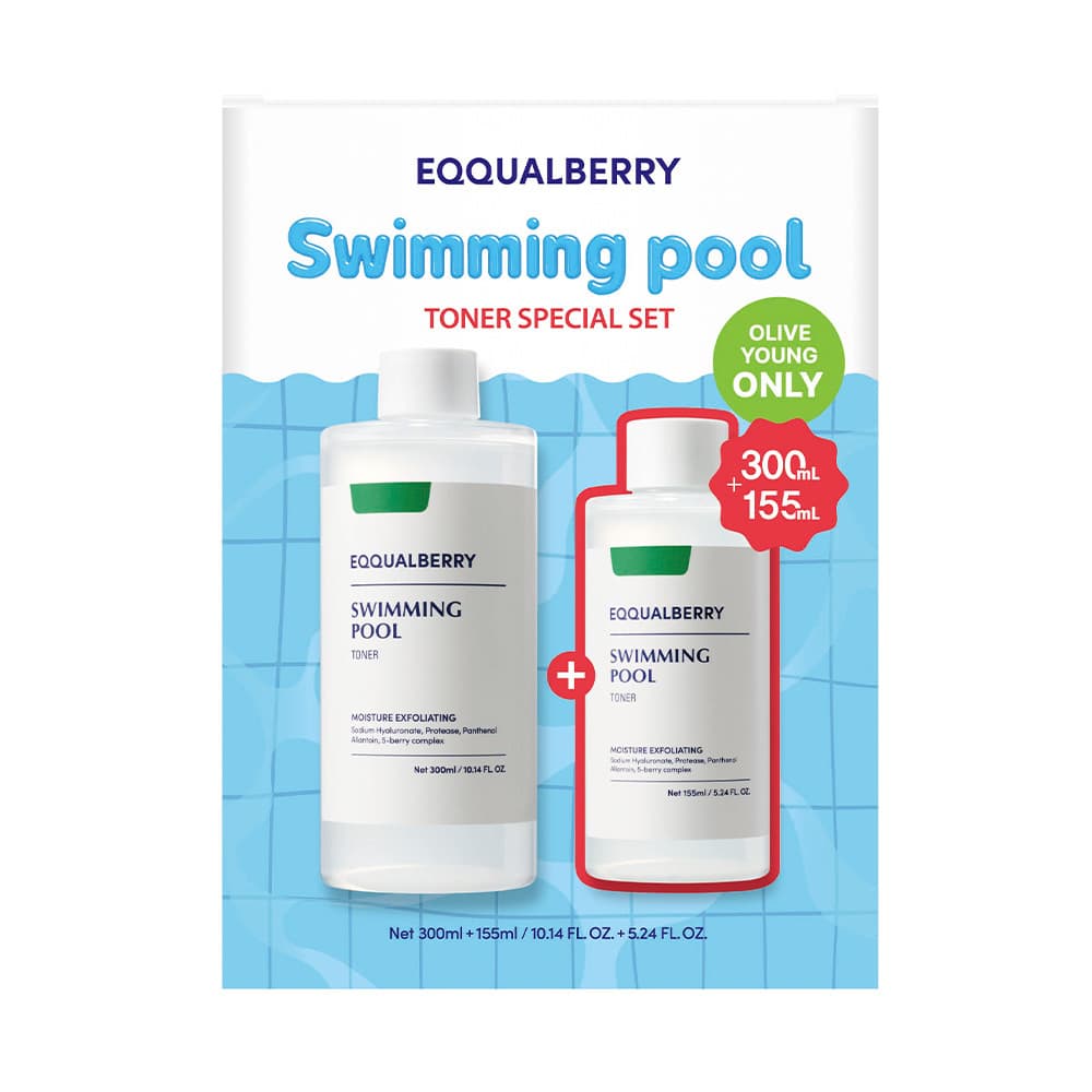 EQQUALBERRY Swimming Pool Toner 300ml+150ml Set