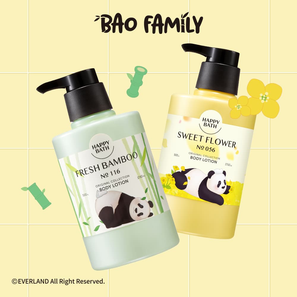 [BAO EDITION] Happy Bath Original Collection Sweet Flower Body Lotion 500g