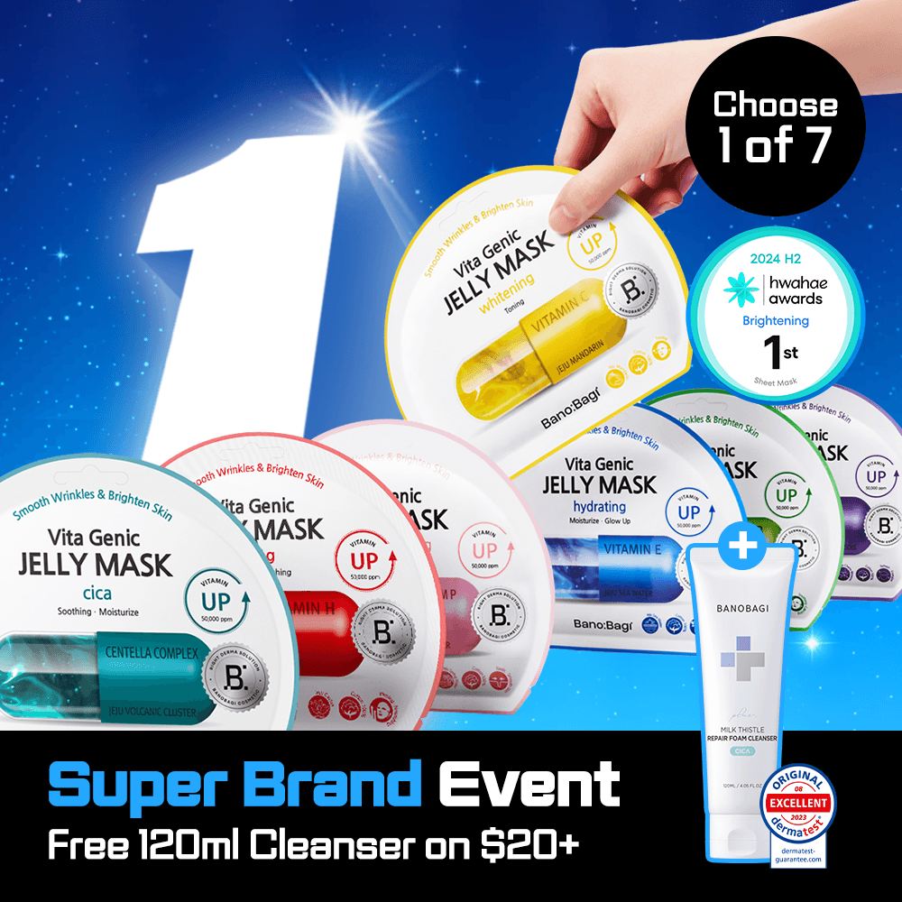 BanoBagi Vita Genic Jelly Mask 1ea (7 Options)