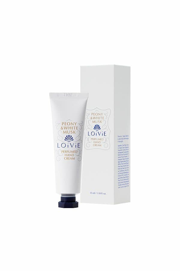 LOiViE Peony & White Musk Perfumed Hand Cream 35mL (Reformulated)