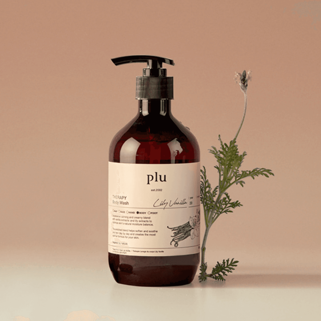 plu Therapy Body Wash 500g #Lily Vanilla
