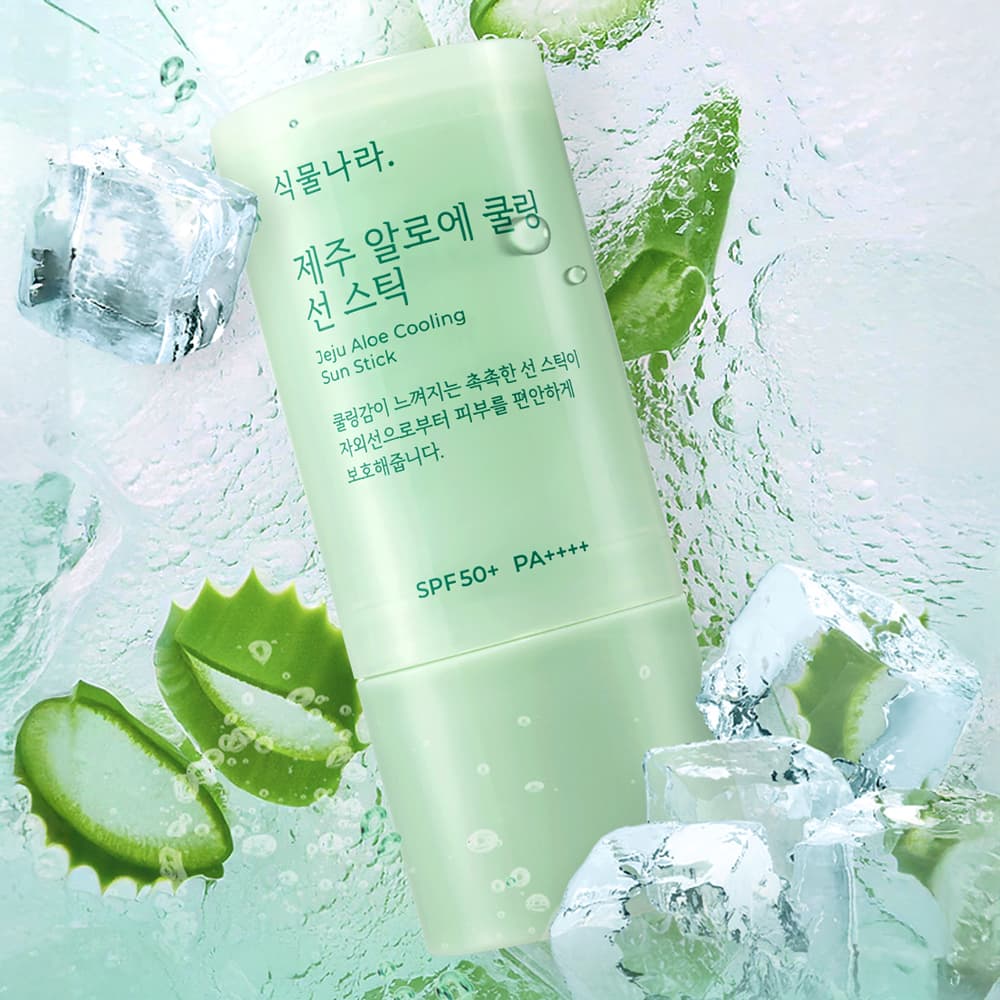 Shingmulnara Jeju Aloe Cooling Sun Stick 19g Refill Set