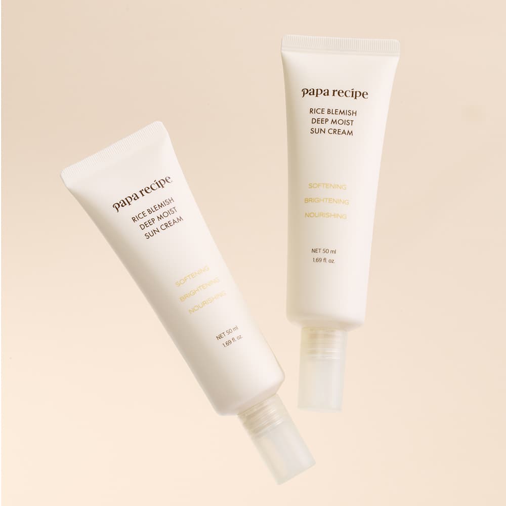 papa recipe Rice Blemish Deep Moist Sun Cream 50ml Double Pack