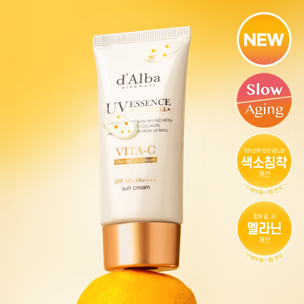d'Alba Watefull UV Essence Vitamin C & Collagen 50ml