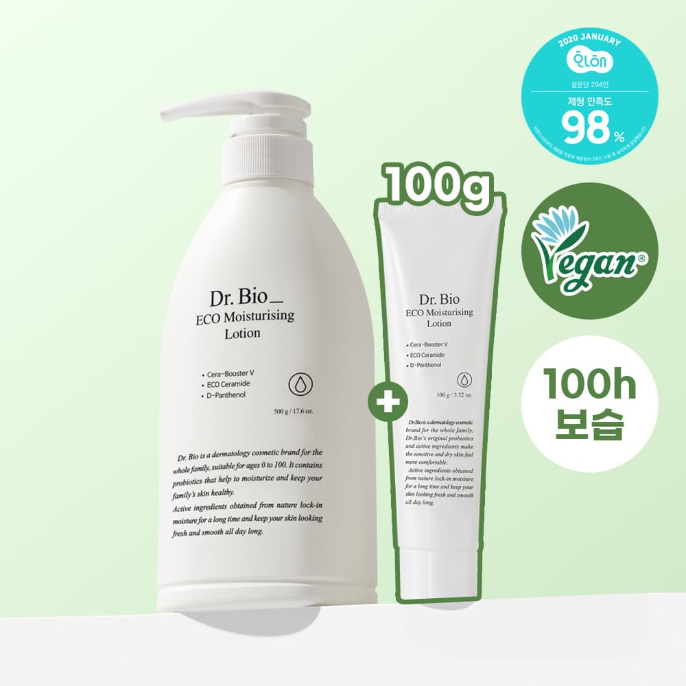Dr. Bio Eco Moisturising Lotion 500mL Set (+100mL)