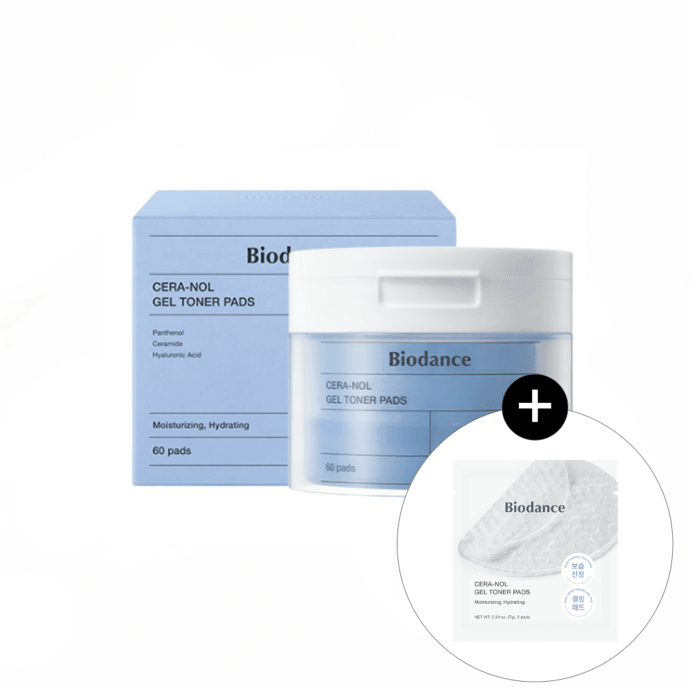 BIODANCE Hydro Cera-nol Gel Toner Pad 60P Set (+4P)