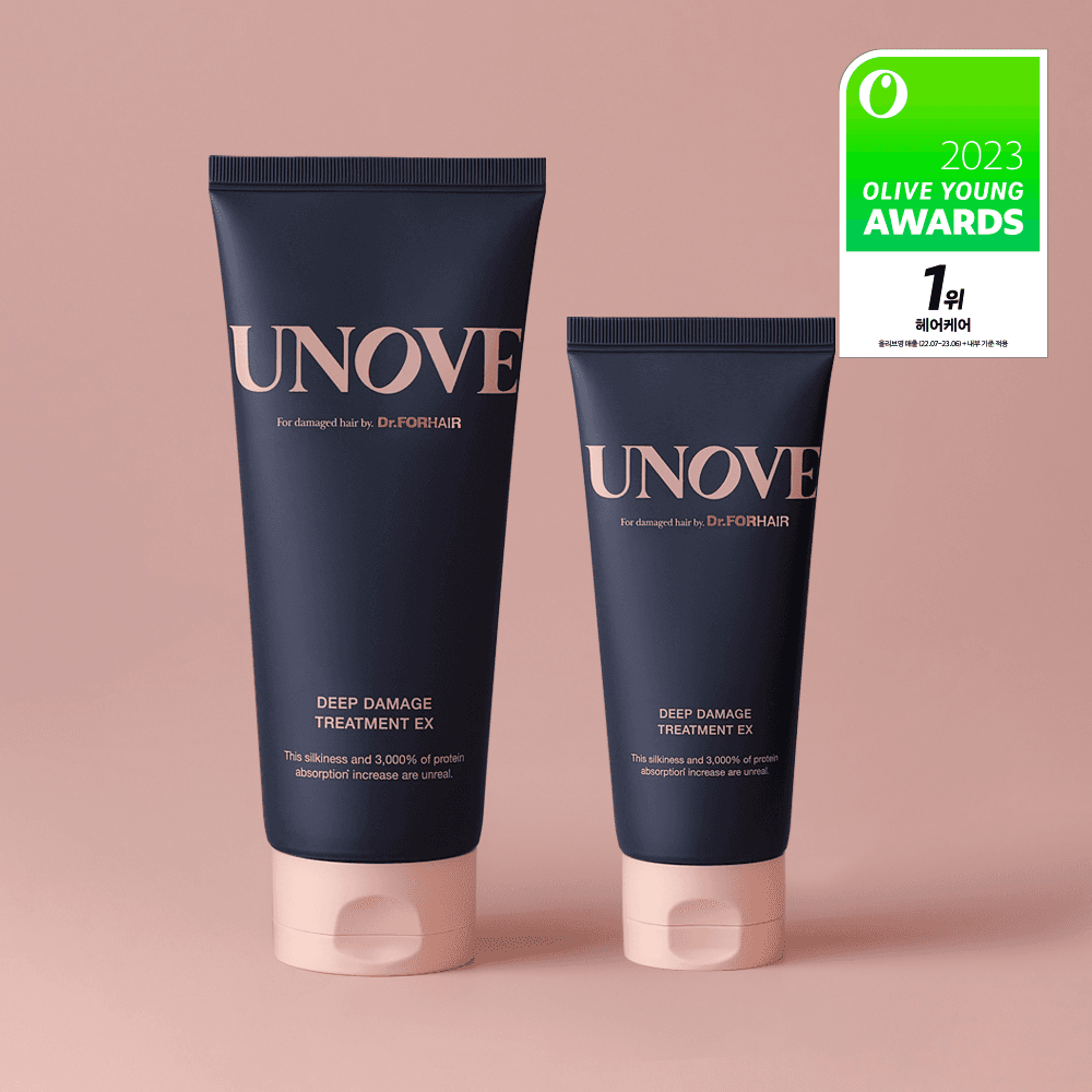 UNOVE Deep Damage Treatment EX 207ml Tender Bloom Set (+100ml)