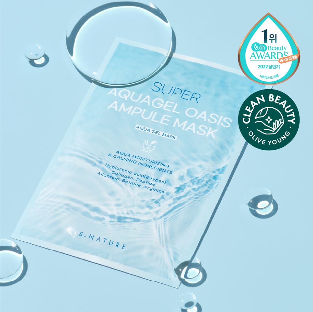 S. NATURE Super Aqua Gel Oasis Ampule Mask Sheet 1P