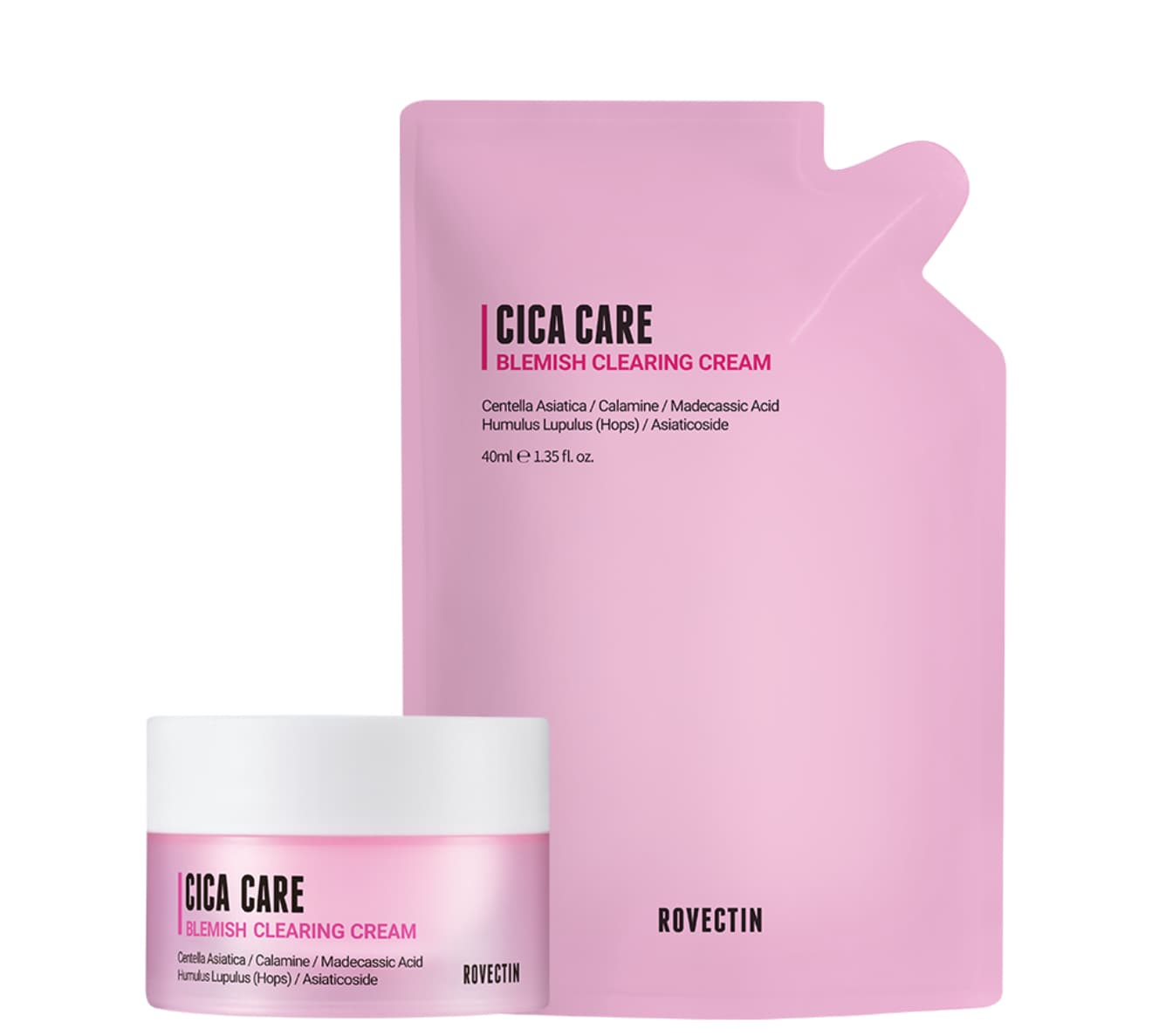 ROVECTIN Cica Care Blemish Clearing Cream 50mL (+40mL Refill)