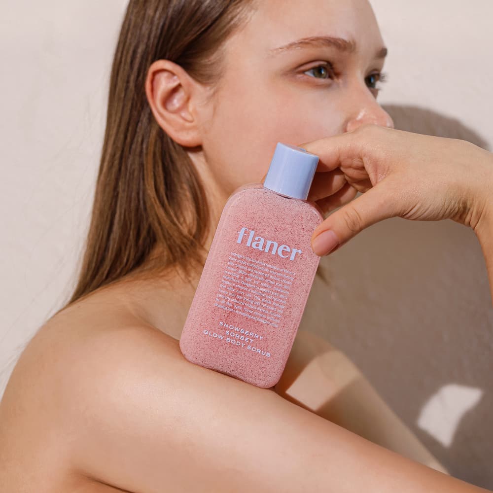 Flaner Snowberry Sorbet Glow Body Scrub