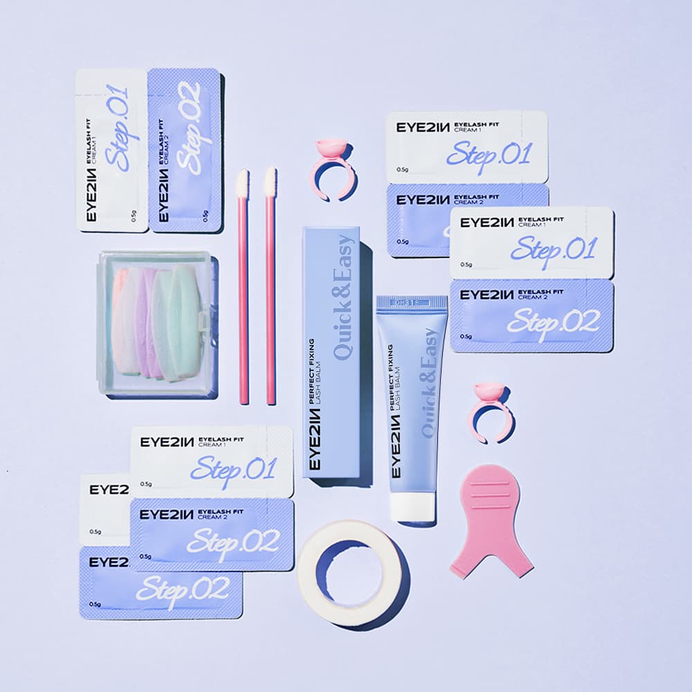EYE2IN Eyelash Fit Self Curl Kit 5 Uses (Glue/Lash Balm)
