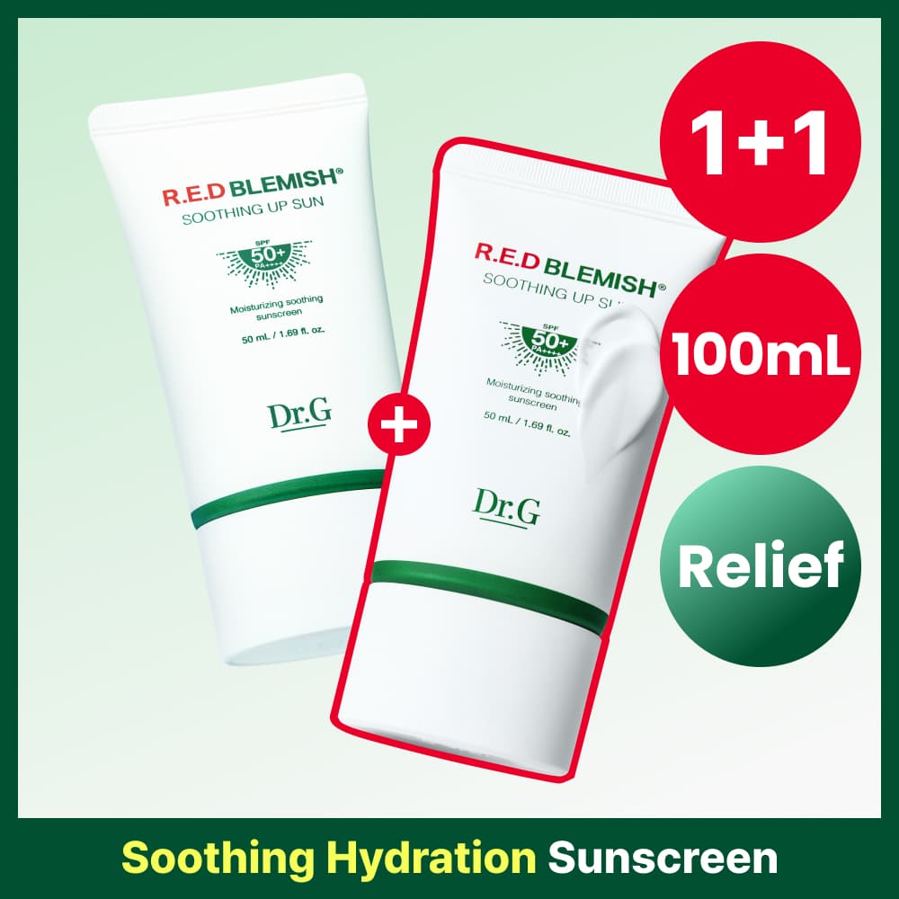 Dr.G Red Blemish Soothing Up Sun 50mL 1+1 Special Set