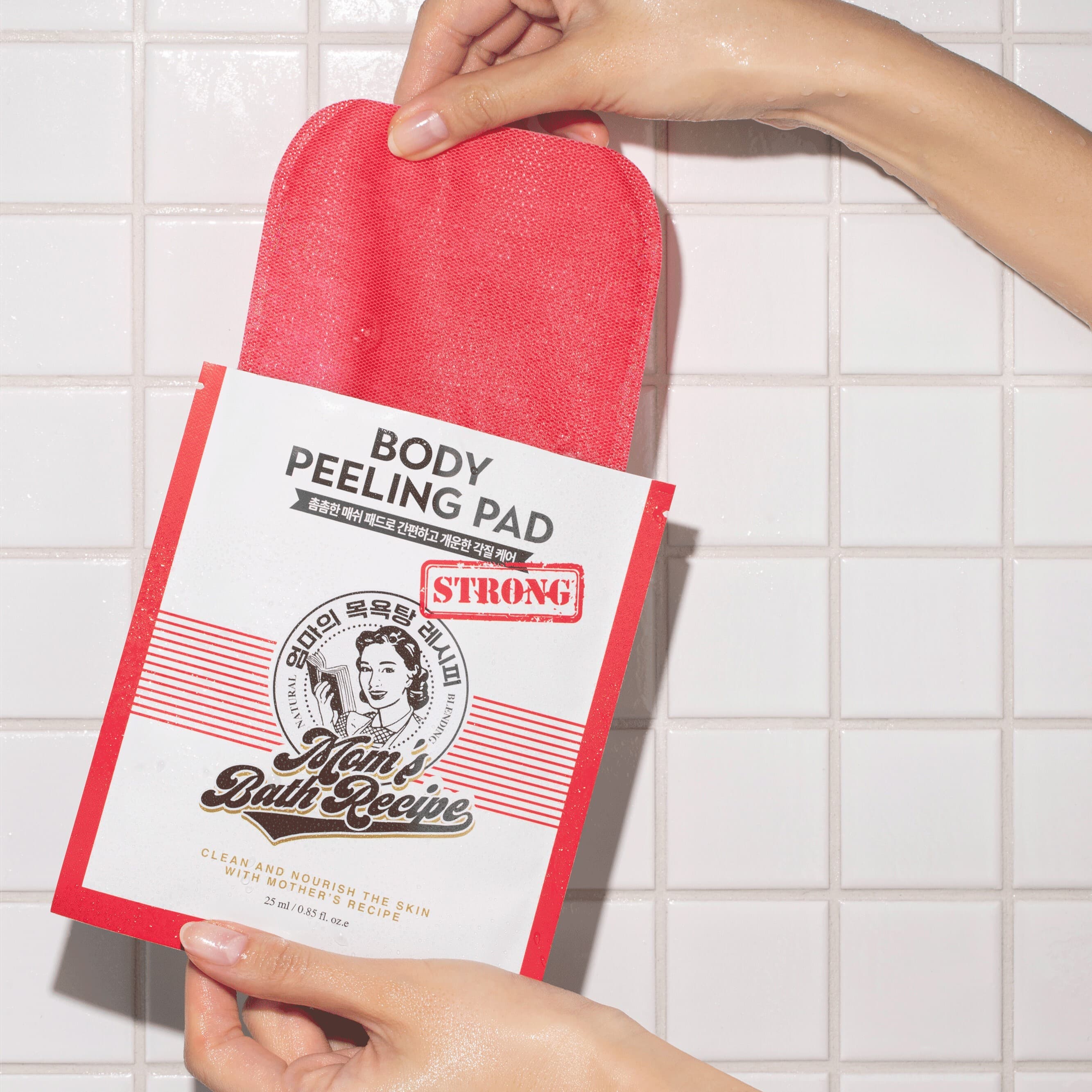 MOMS BATH RECIPE Body Peeling Pad 1P (2 Options To Choose)
