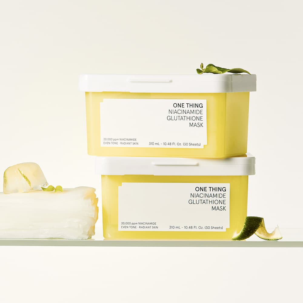 ONE THING Niacinamide Glutathione Mask 30 Sheets