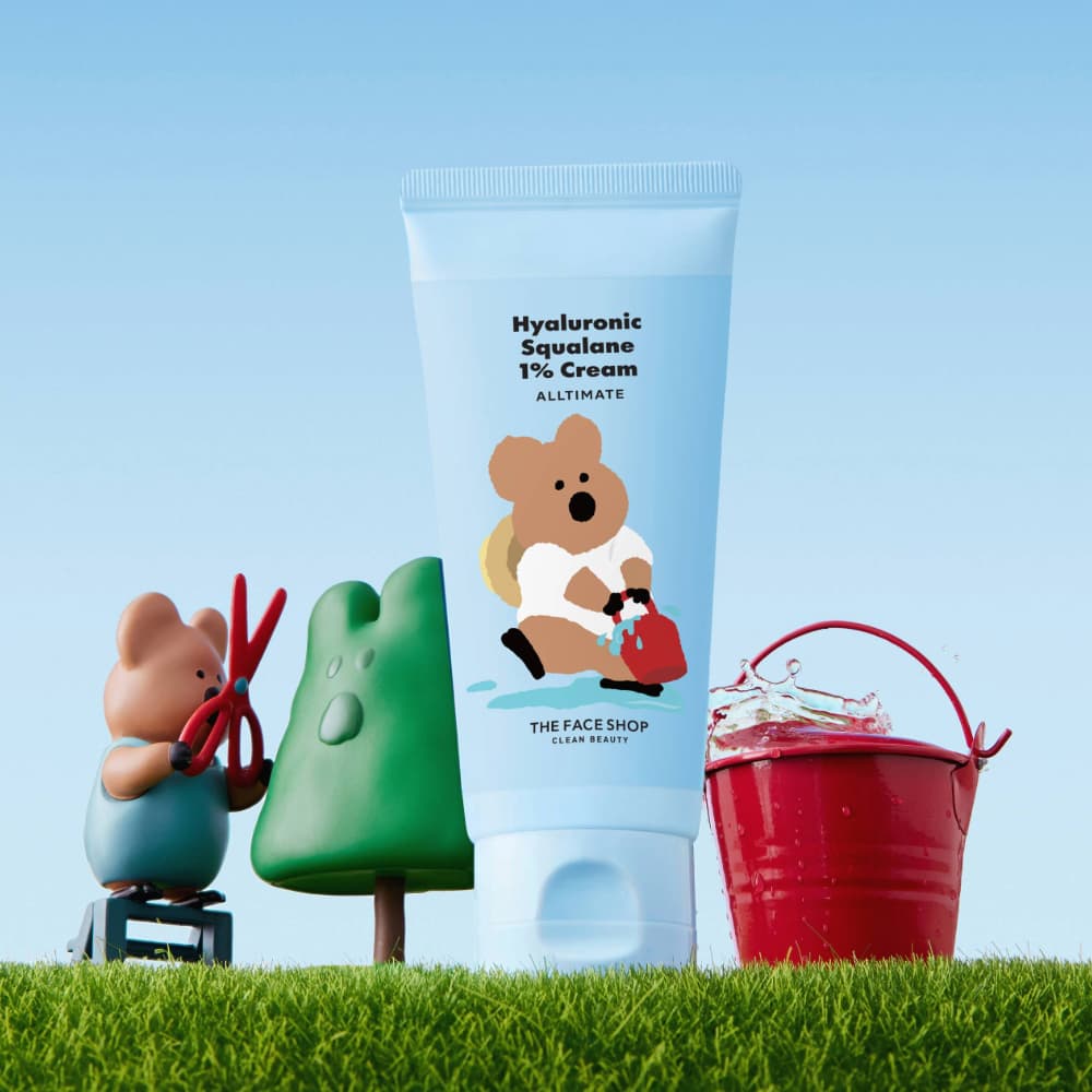 [DINOTAENG EDITION] THE FACE SHOP alltimate Hyaluronic Squalane 1% Cream 90ml