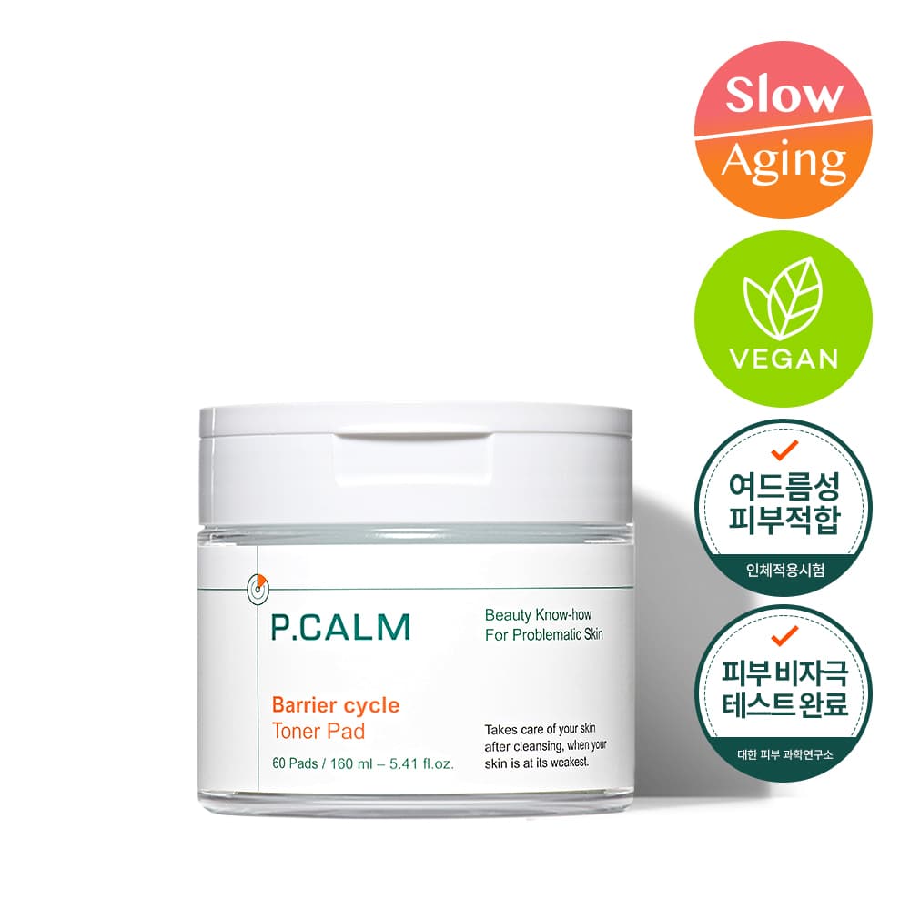 P.CALM Barrier Cycle Toner Pad 160mL