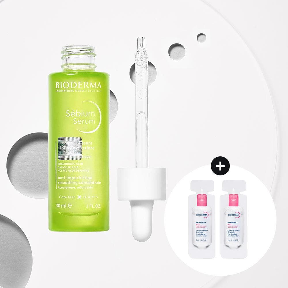 Bioderma Sebium Serum 30ml Set (+Sensibio H2O 5ml*2)