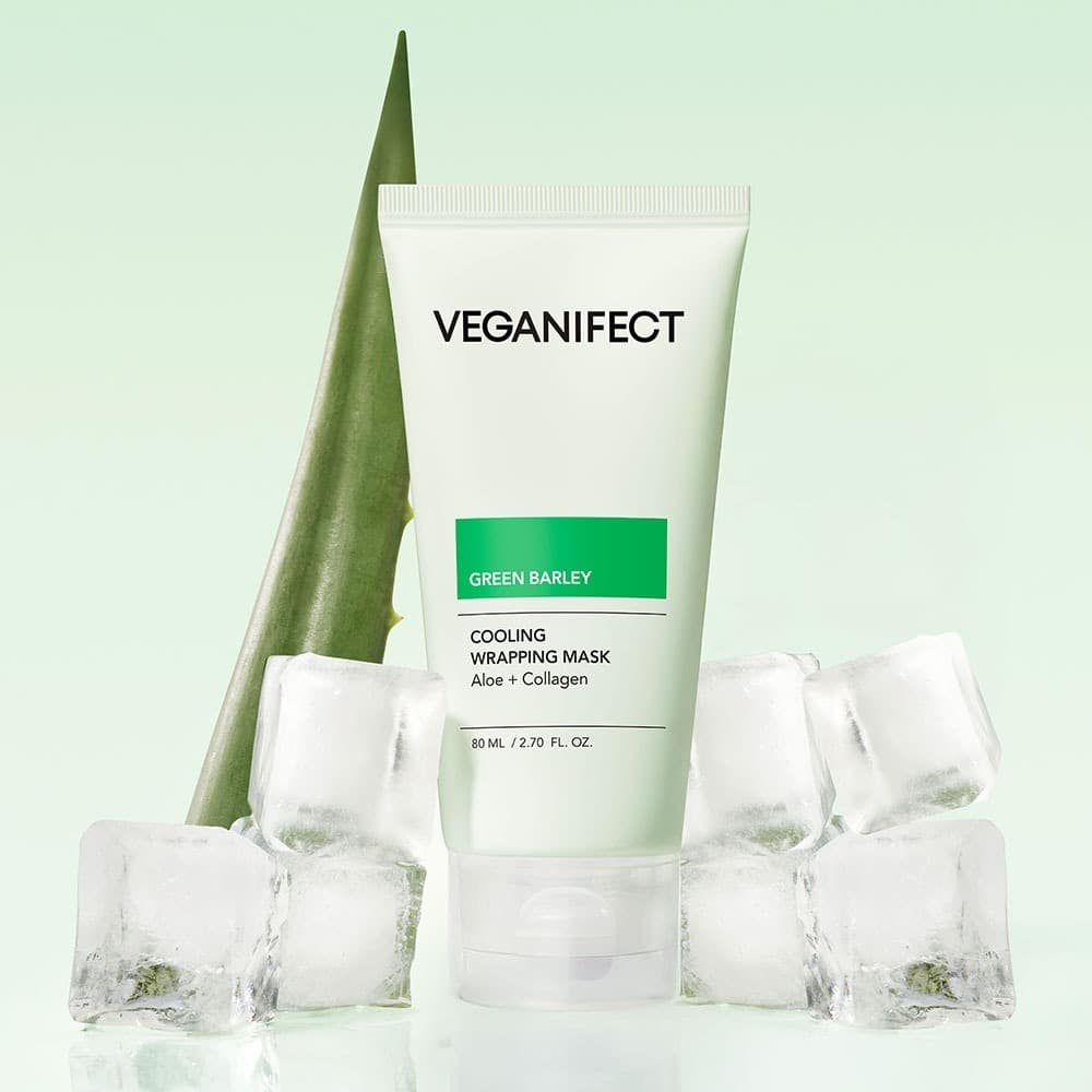 veganifect. Green Barley Aloe Wrapping Mask 80ml