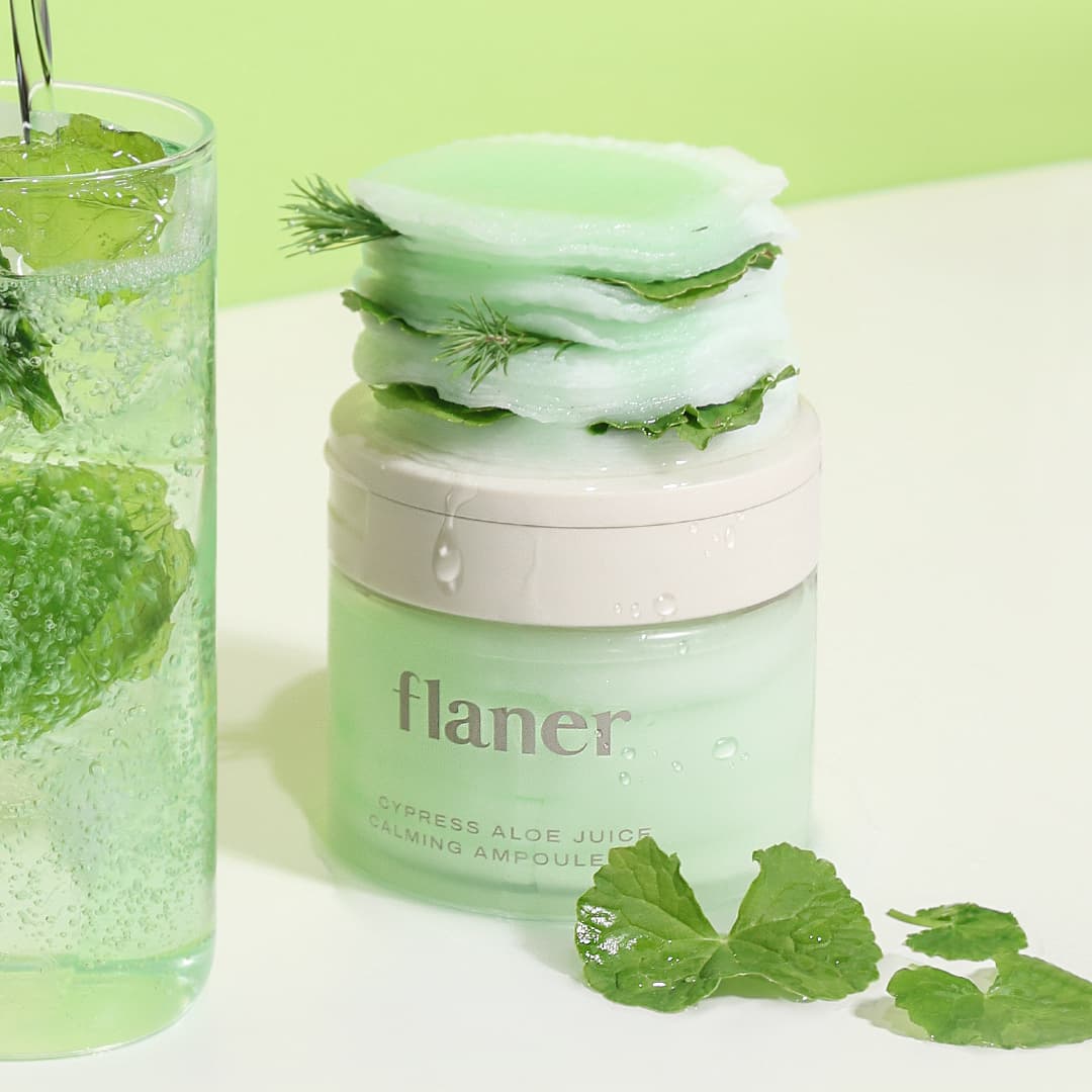 Flaner Cypress Aloe Juice Calming Ampoule Pad 70P