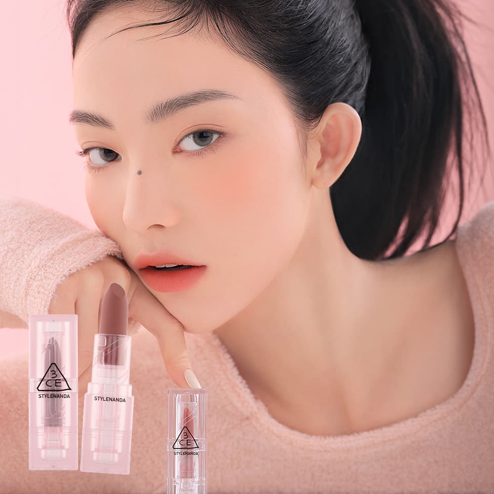 3CE Soft Matte Lipstick (12 Colors)