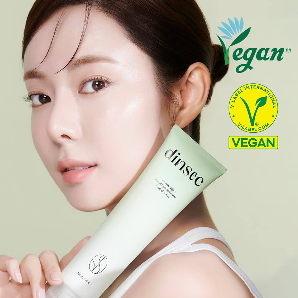 Dinsee Premium Vegan Low pH Hyaluronic Acid Foma Cleanser 150ml