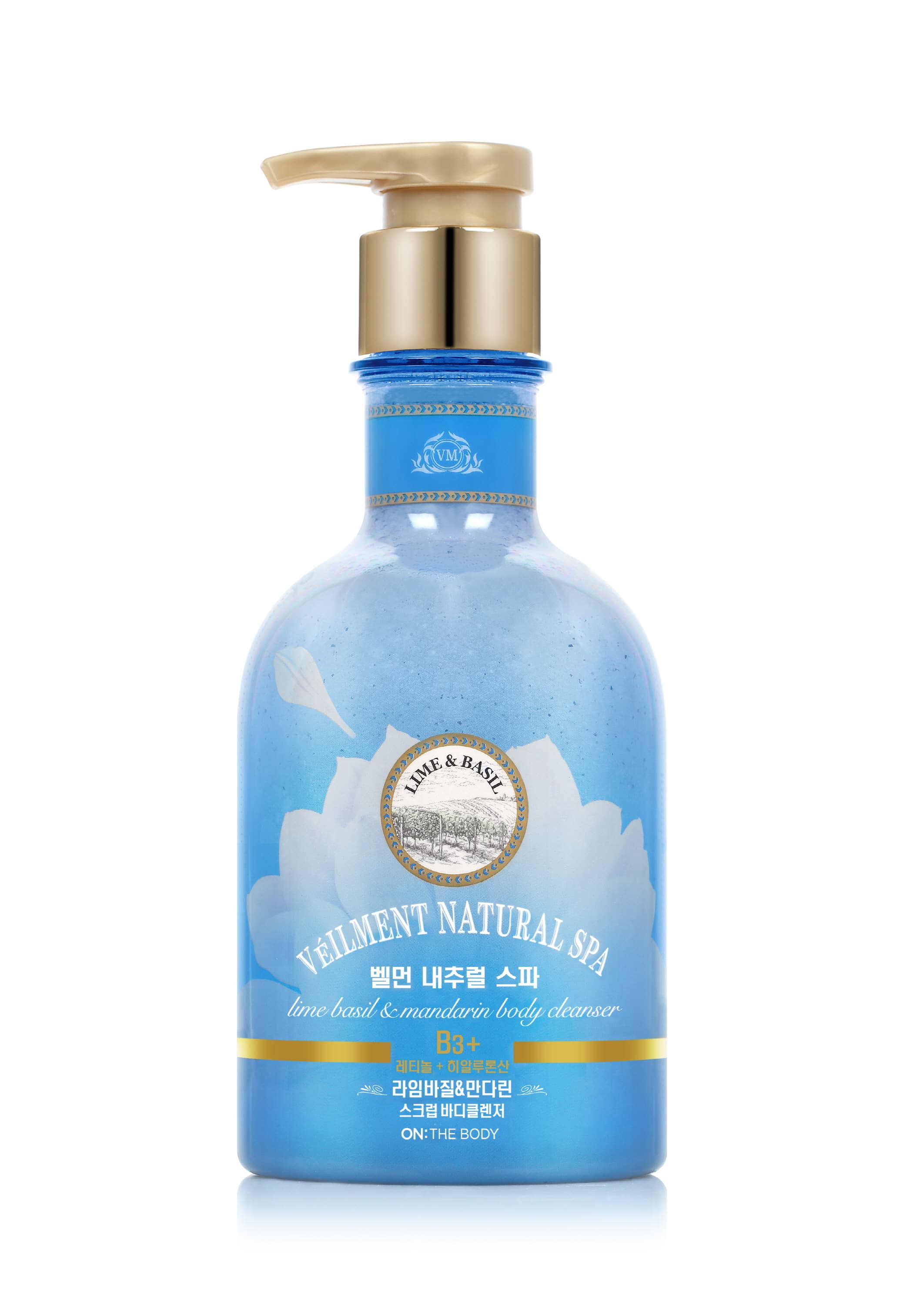 VEILMENT Natural Spa Scrub Body Wash 400mL #Lime & Basil