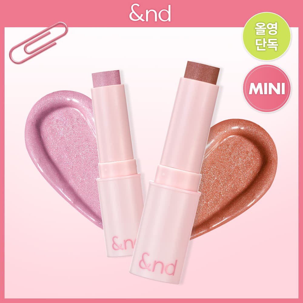 &nd by rom&nd Mellow Stick Cheek 3.4g (2 Colors)