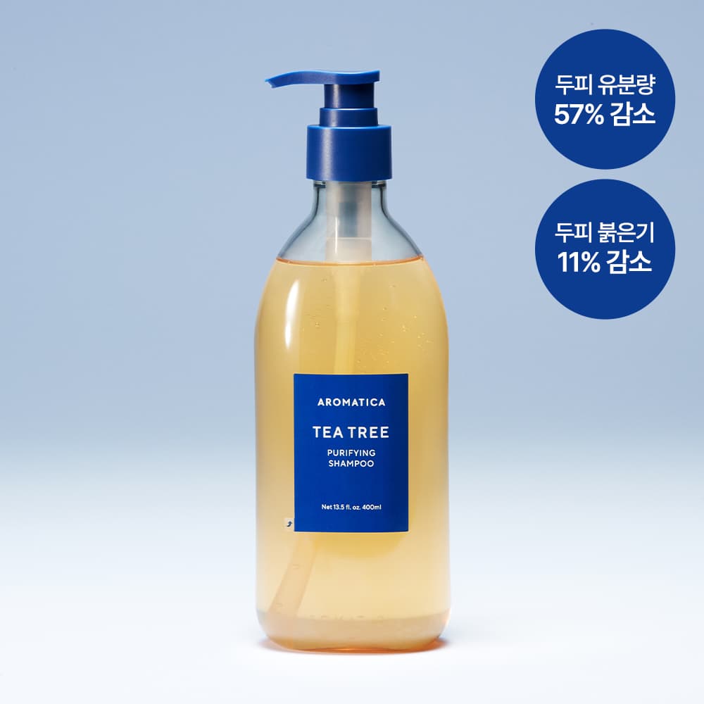AROMATICA Tea Tree Purifying Shampoo 400ml (NEW Pump)