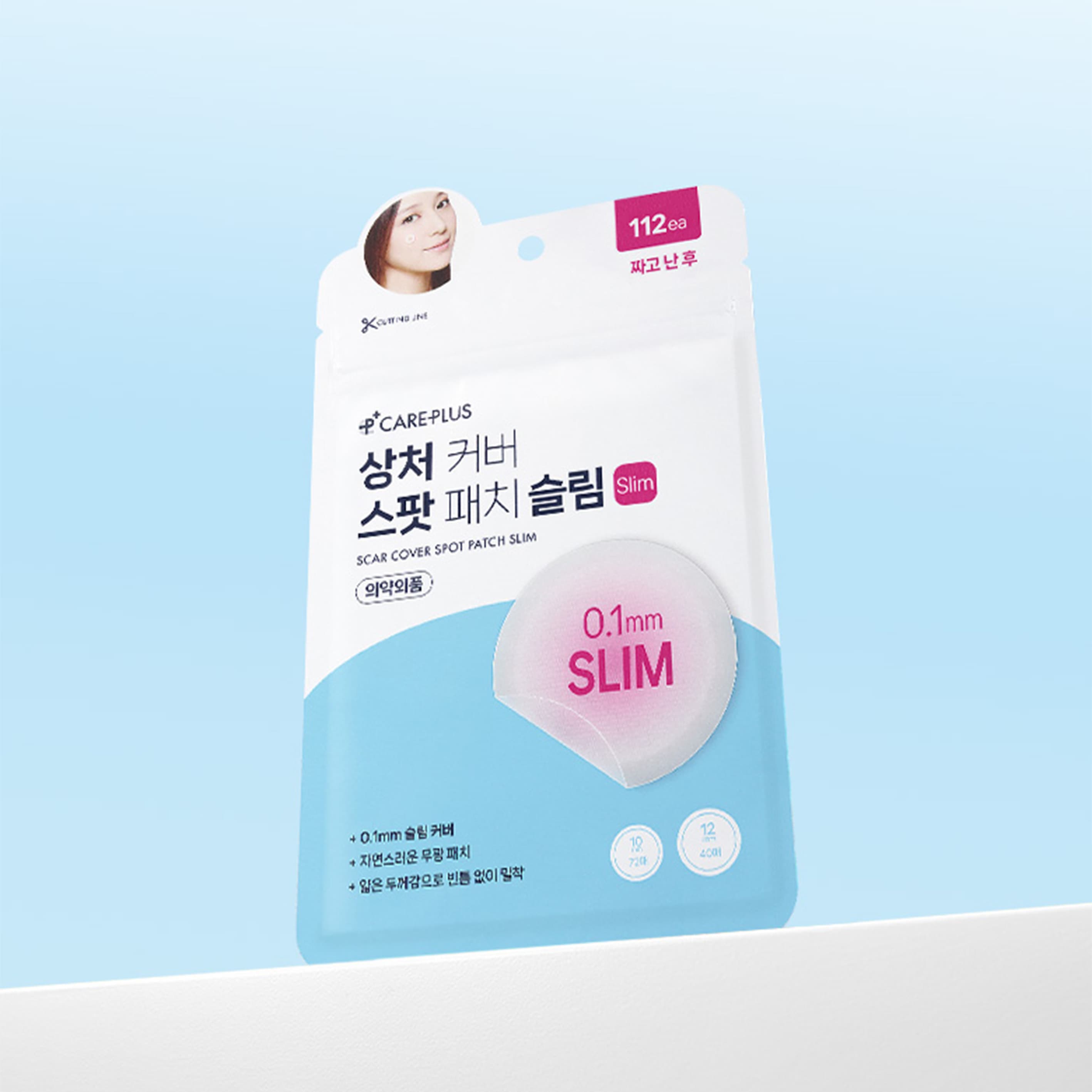 CAREPLUS Scar Cover Spot Patch Slim 112P