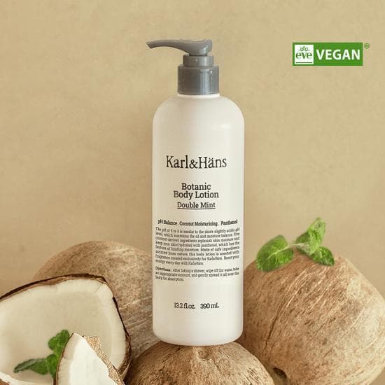 Karl&Hans Botanic Body Lotion Double Mint 390ml