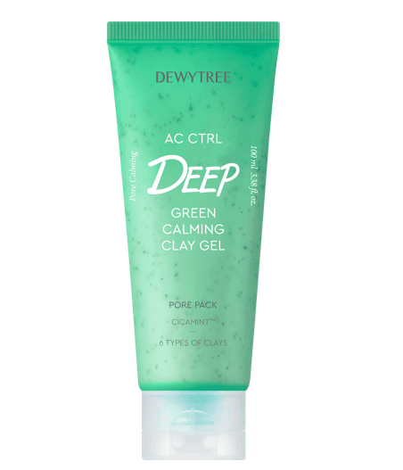Dewytree AC CTRL Deep Green Calming Clay Gel Pore Pack 100mL (+Gel Brush) (OY-Exclusive)