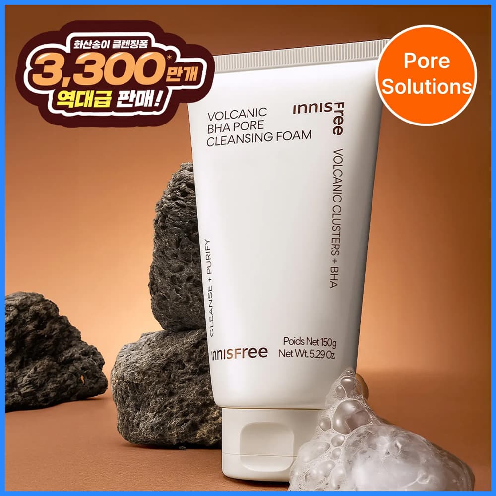INNISFREE Volcanic BHA Pore Cleansing Foam 150g