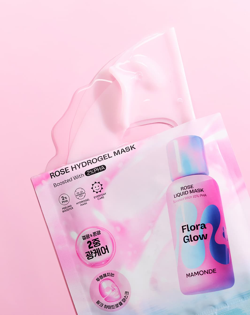 Mamonde Flora Glow Rose Hydrogel Mask Sheet