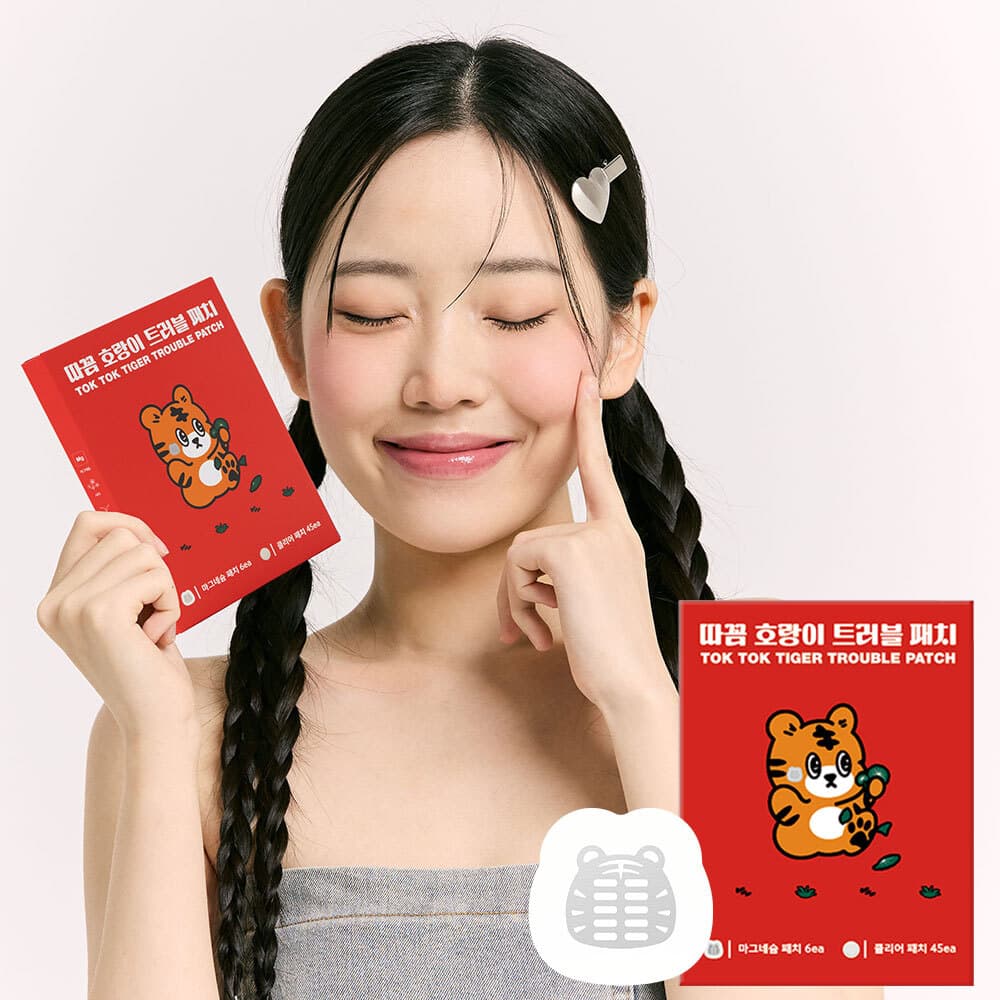 snow2plus Tok Tok Tiger Trouble Patch (#Medium 6P+#Clear 45P)