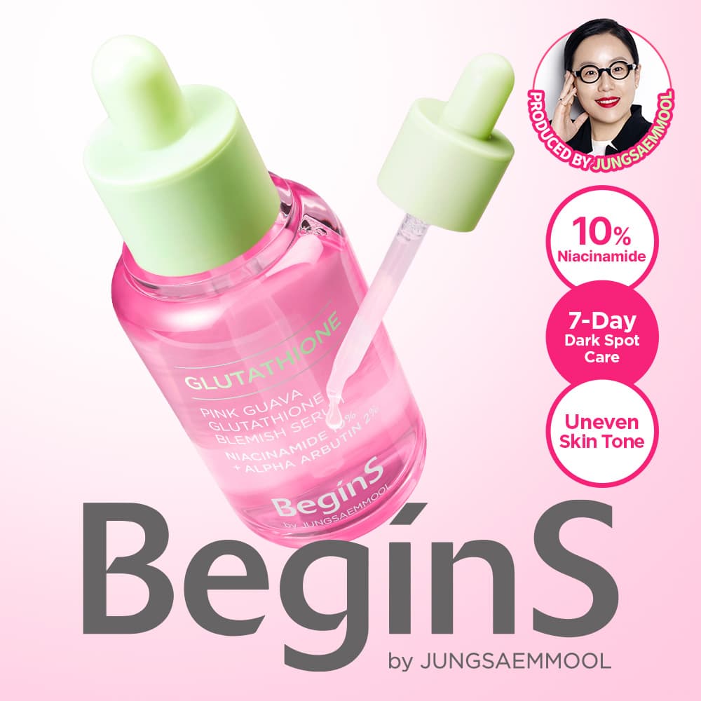 begins by JUNGSAEMMOOL Pink Guava Glutathione Blemish Serum 30ml