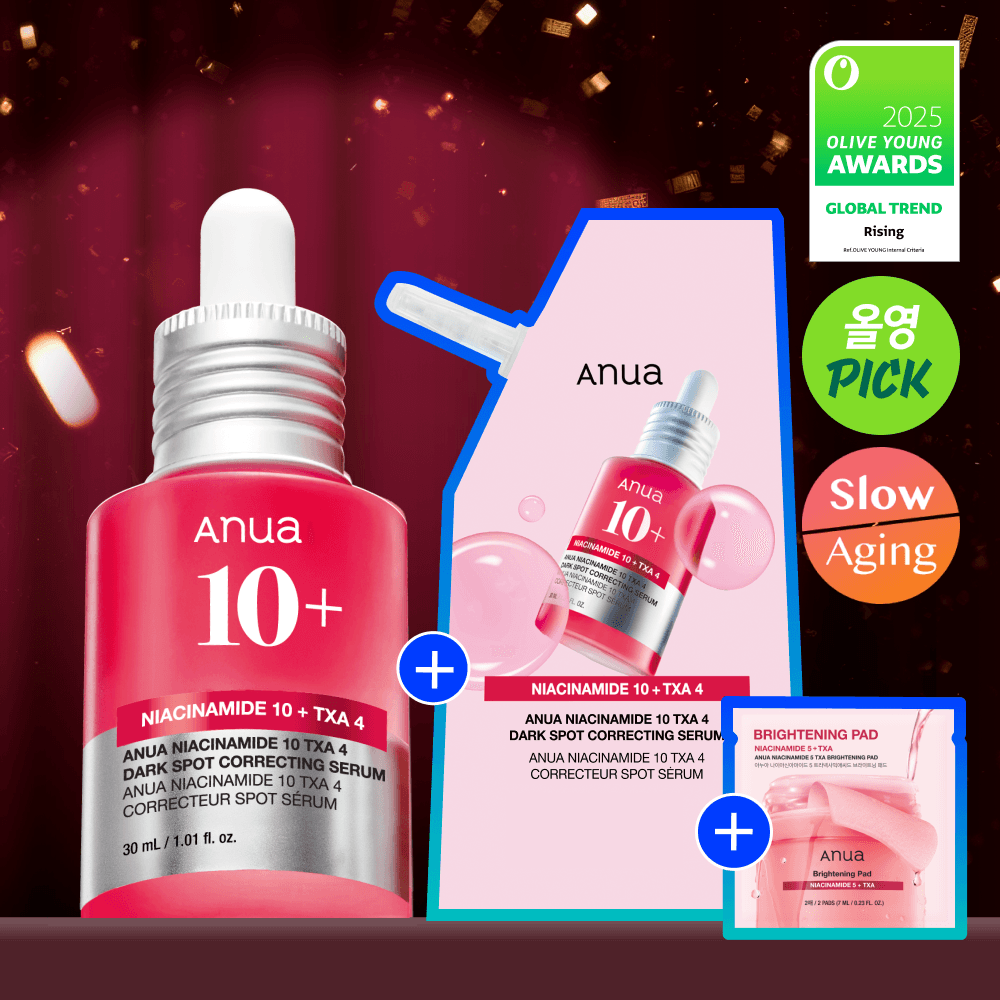 ★2025 Awards★ Anua Niacinamide 10 TXA 4 Dark Spot Correcting Serum 30ml(+Refill 30ml + Pad 2ea)