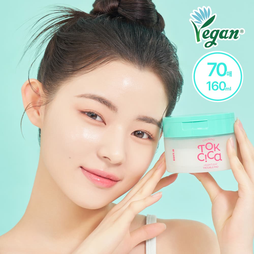 EDIT.B Calming Tok Cica Heartleaf Trouble Pad 70P