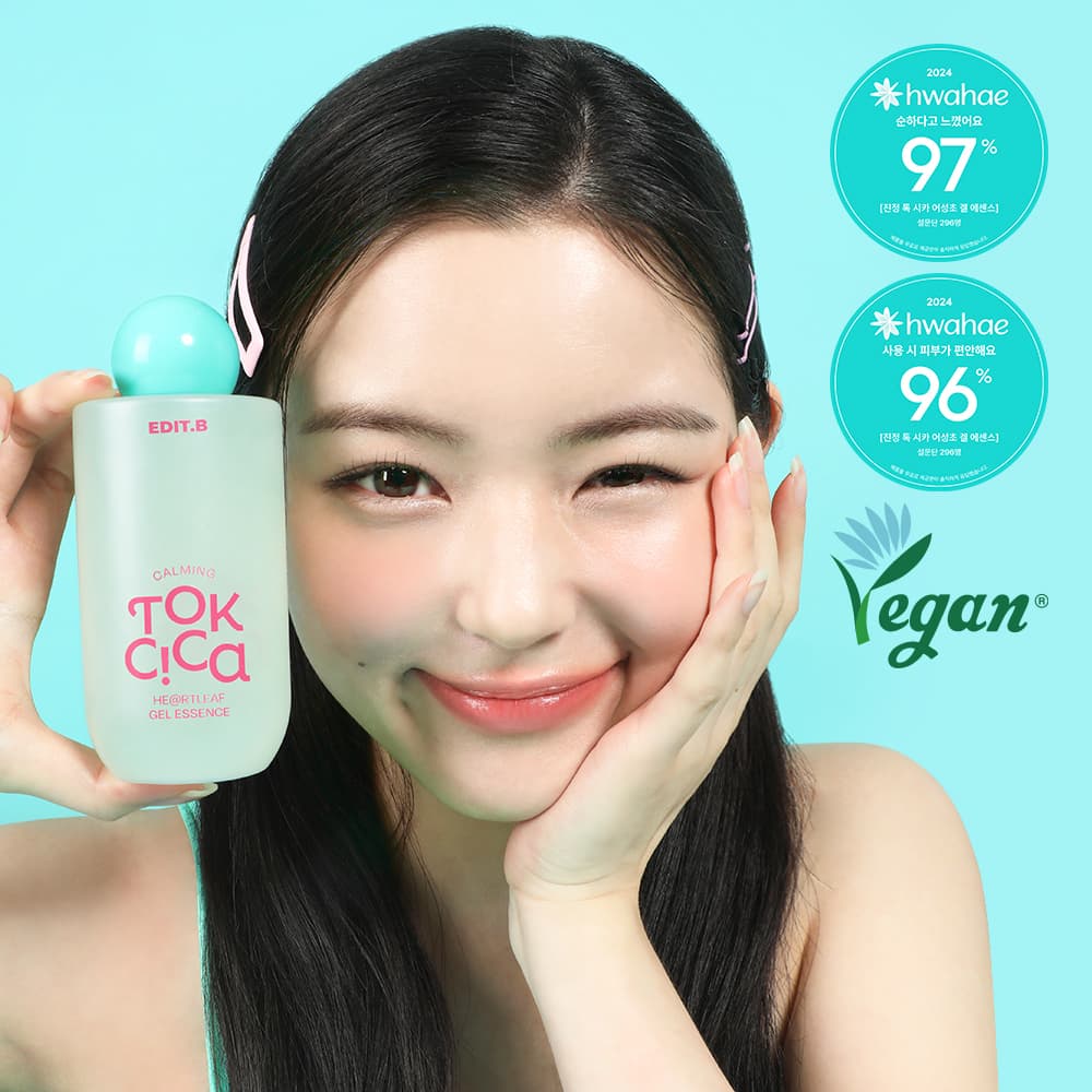 EDIT.B Calming Tok Cica Heartleaf Gel Essence 200ml