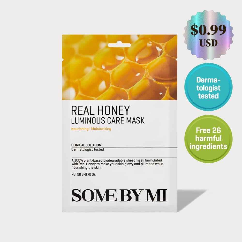 SOME BY MI Real Honey Luminous Care Mask Sheet 1P