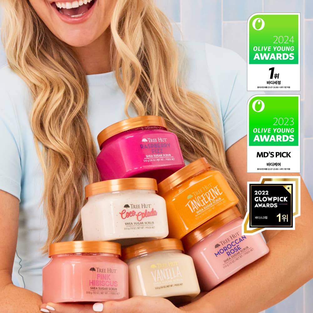 TREE HUT Shea Sugar Scrub 510g 11 Options