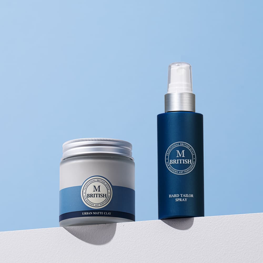 BRITISH M Urgan Matt Clay 100g Set (+Hard Spray 80ml)