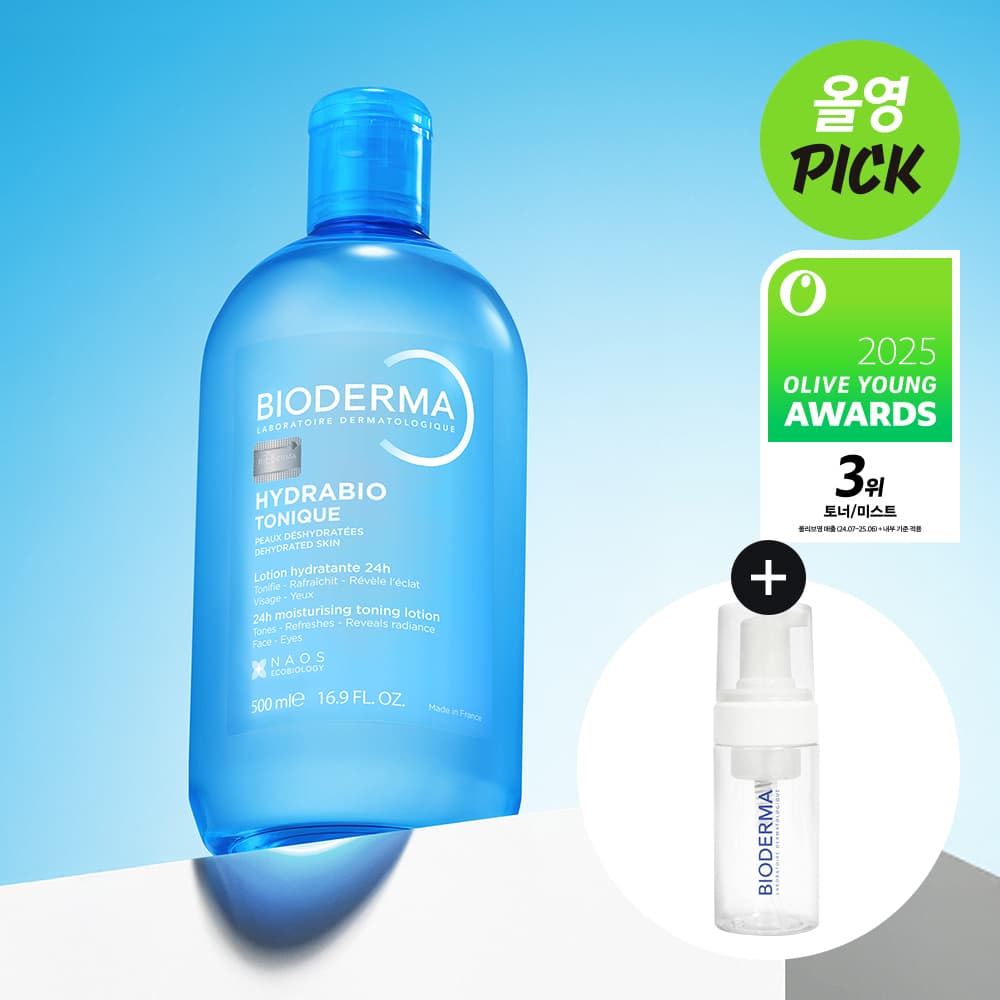 Bioderma Hydrabio Tonique 500ml Set (+Foaming Dispenser)