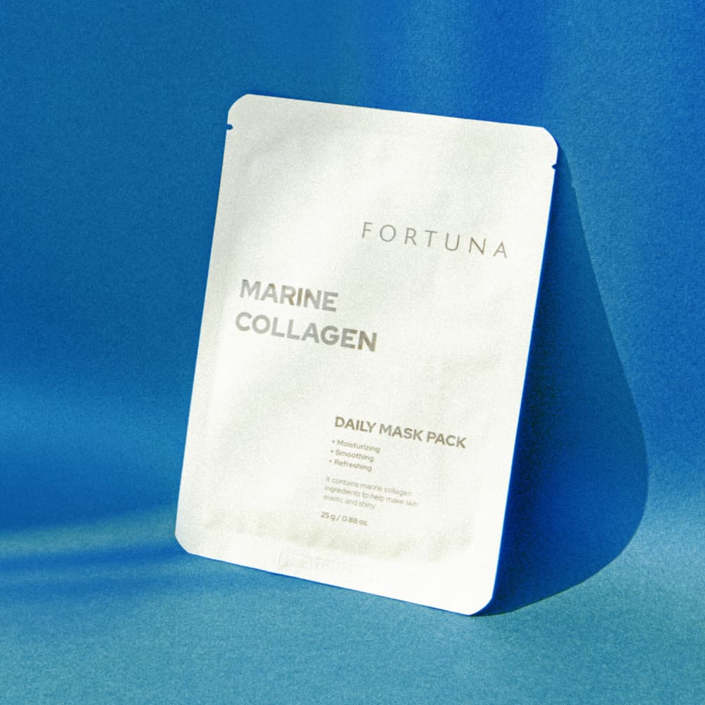 FORTUNA Daily Marine Collagen Mask Pack 10P