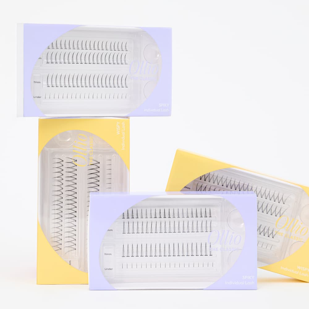 Ollio The Classic Indivisual Eyelash [KIT] (5/9/10/11mm) 80pcs