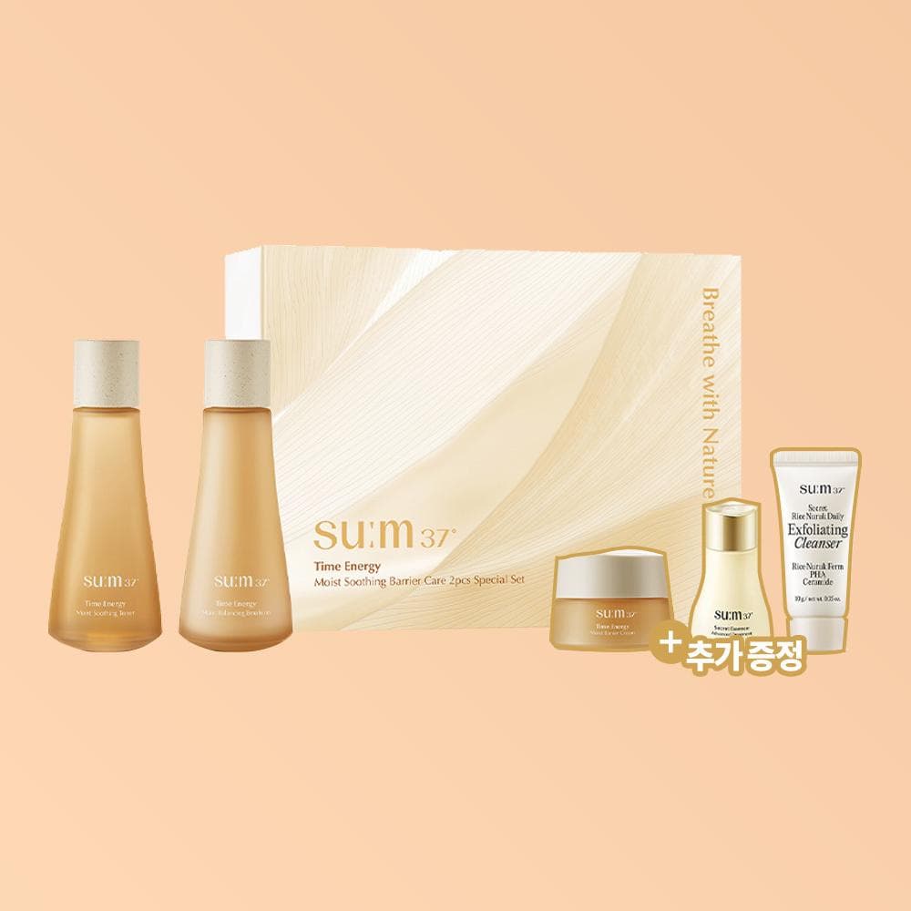 SUM37 Time Energy Moist 2P Set (Toner 50ml+Emulsion 50ml)