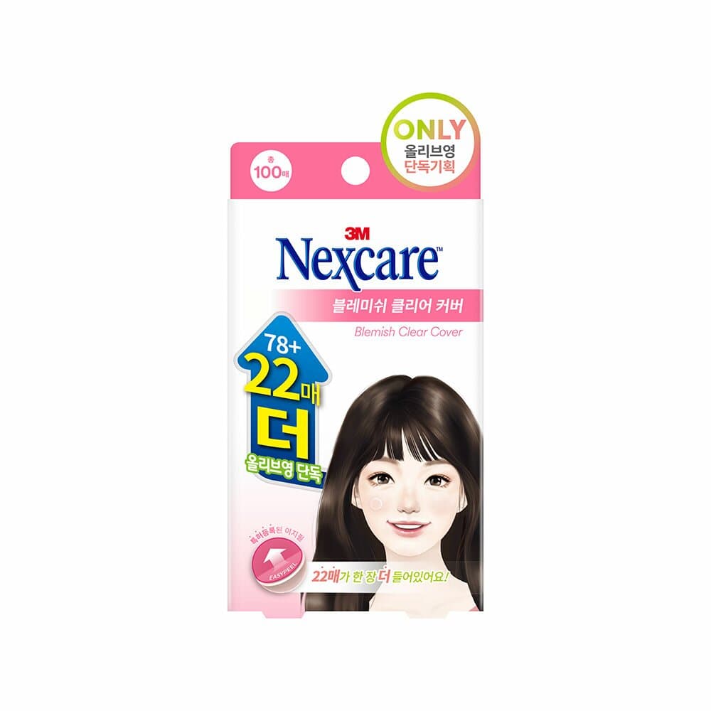 [OY Exclusive] Nexcare Blemish Clear Cover 78+22 Count