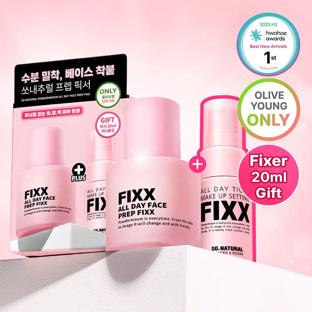 so natural All Day Face Prep Fixx 30ml Set (+Fixx 20ml)