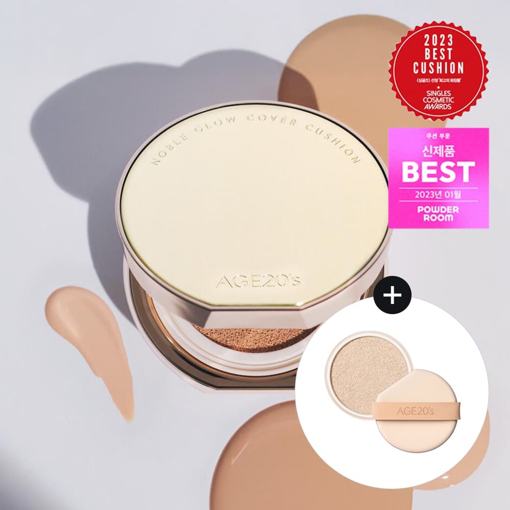 AGE 20&rsquo;s Noble Glow Cover Cushion (Main Product + Refill)
