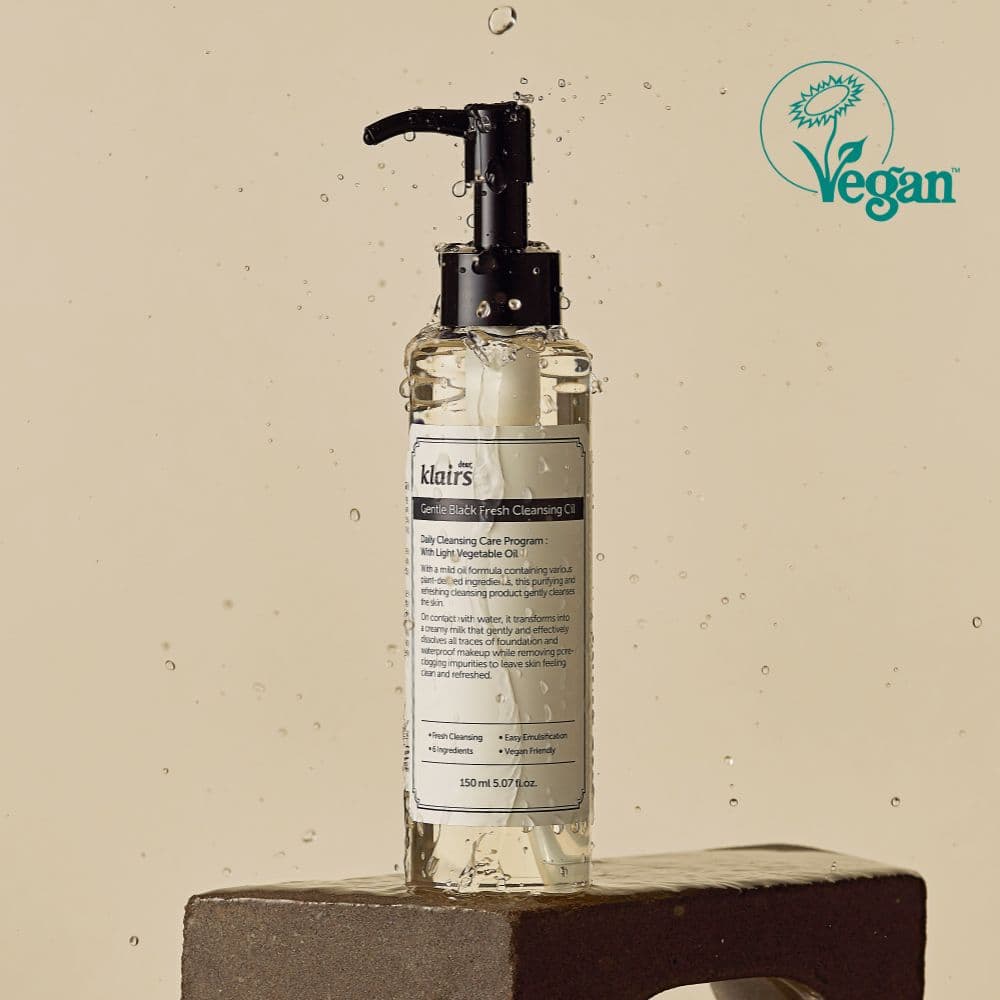 dear, klairs Gentle Black Fresh Cleansing Oil 150mL