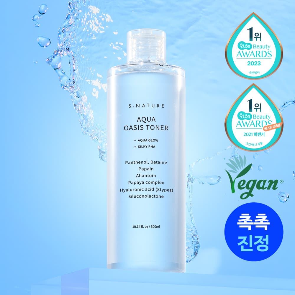 S. NATURE Aqua Oasis Toner 300mL